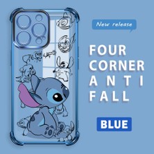 HONTINGA iPhone 15 Pro ile Uyumlu Şeffaf Kılıfı Düşüme Önleyici Basitlik Anti Düşme Kamera Korumali Stiç Desen Yumuşak Silikon Telefon Kılıfı Kadın ve Erkek Için Uygundur K3-0198