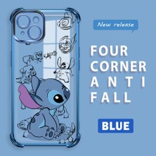 HONTINGA iPhone 14 Plus ile Uyumlu Şeffaf Kılıfı Düşüme Önleyici Basitlik Anti Düşme Kamera Korumali Stiç Desen Yumuşak Silikon Telefon Kılıfı Kadın ve Erkek Için Uygundur K3-0198