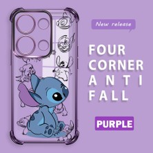 HONTINGA Xiaomi Redmi Note 13 Pro 4g ile Uyumlu Şeffaf Kılıfı Düşüme Önleyici Basitlik Anti Düşme Kamera Korumali Stiç Desen Yumuşak Silikon Telefon Kılıfı Kadın ve Erkek Için Uygundur K3-0198