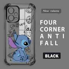 HONTINGA Xiaomi Poco X5 5g ile Uyumlu Şeffaf Kılıfı Düşüme Önleyici Basitlik Anti Düşme Kamera Korumali Stiç Desen Yumuşak Silikon Telefon Kılıfı Kadın ve Erkek Için Uygundur K3-0198