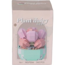 SHC4200 P1246 Si̇mülasyon Çi̇çek Seri̇si̇ 342 Parça Block Oyuncak