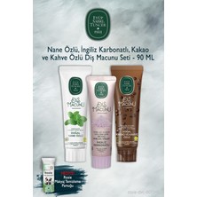 Eyüp Sabri Tuncer 3 Adet 90 ml Nane, Karbonat, Kakao Diş Macunu ve Rosie