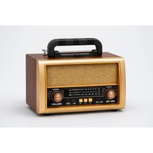 Nostaljikbluetooth Radyo Fm Radyo USB Şarjlı Hoparlör