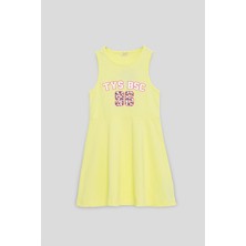 Tyess BSC Bg Store Kız Çocuk Sarı Elbise