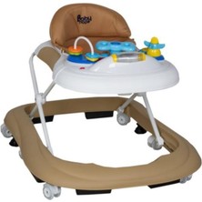 Allians Çocuklar Için Güvenli ve Konforlu Yürüteç, Kahverengi, Dayanıklı ve Hafif