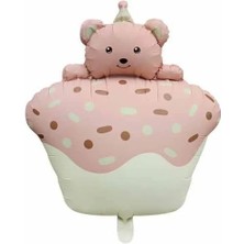 Party Express 36" Folyo Balon Pembe Retro Renk Kek 52,5*72,5cm
