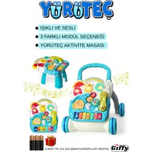 Allians Renkli Işıklı Piyano Modlu Yürüteç, Aktivite Masası ile Eğlence ve Öğrenme