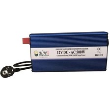 Teknovasyon Arge Alpex 500 Watt 12 Volt Ups (Şebeke Şarjlı) Tam Sinüs İnverter