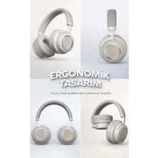 FaroxTech Anc Aktif Gürültü Engelleyici Bluetooth Kulak Üstü Kablosuz Kulaklık - Stereo Ses