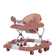 Allians Gül Kurusu Renkli Bebek Yürüteç, Güvenli ve Konforlu Kullanım