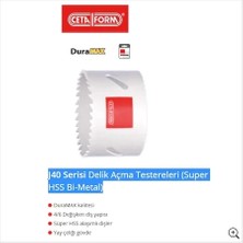Ceta Form J40-111 Serisi Delik Açma Panç Super Hss Bi-Metal Ceta .