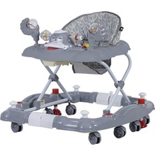 Allians Kiddy Sallanmalı Bebek Yürüteci, Gri, Rahat ve Güvenli Kullanım