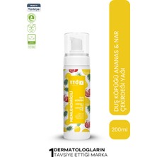 Tto-X Nemlendiricili Duş Köpüğü Ananas&nar Çekirdeği Yağı 200ML