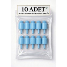 Özbience Depolu Sıvı Sabunluk Sistemi 10'lu Paket, Alttan Basmalı Musluk