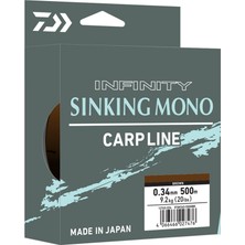 Daiwa Infinity Sinking Mono Dark Olive Sazan Misinası Kalınlık (Mm) : 0,37MM