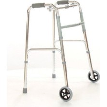 Allians Alüminyum Tekerlekli Yürüteç, Ayarlı Hareketli Walker, Sağlıklı Destek