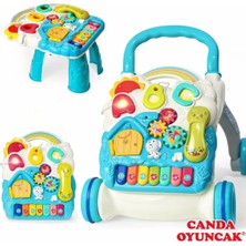 Allians 4'ü 1 Arada Oturma ve Kalkma Bebek Yürüteci, Aktivite Merkezi Kırmızı