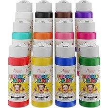 SHC4200 Tüm Renkler Parmak Boyası 12'li Set 12X60ML