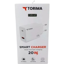 Lebron Akıllı Şarj Adaptörü  20W