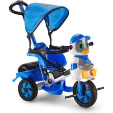 Allians Çocuklar Için Mavi Penguen Üç Tekerlekli Güvenli Bisiklet