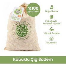 Lezzet Aslında Kabuklu Çiğ Badem 700 G – Doğal, Katkısız
