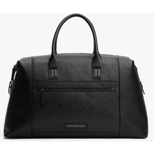 Tommy Hilfiger Erkek Siyah Tommy Hilfiger Th Monogram Duffle, Bds Siyah Erkek Çanta