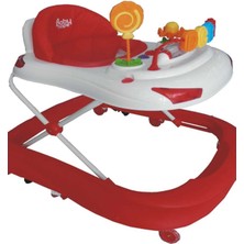 Allians Çocuk Yürüteç Kırmızı Beyaz, Güvenli ve Eğlenceli Adımlar