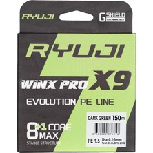 Ryuji Win-X Pro 9b Dark Green 150M Ip Misina Kalınlık (Mm) : 0,16MM