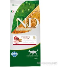 N&D Nd Düşük Tahıllı 10 kg Tavuk ve Narlı Yetişkin Kedi Maması İtalya Menşeli Premium Kalite