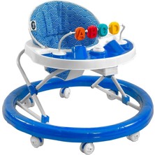 Allians Ergostep Yürüteç, Kornalı ve Öğretici, Ergonomik Mavi Destekli