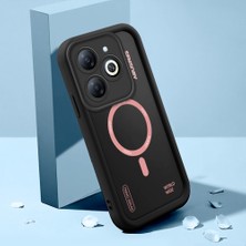 HONTINGA Tecno Spark 20C ile Uyumlu Kılıfı Düşüme Önleyici Basitlik Anti Düşme Kamera Korumali Şirin Streetwear Siyah Desen Yumuşak Silikon Telefon Kılıfı Kadın ve Erkek Için Uygundur K2-0466