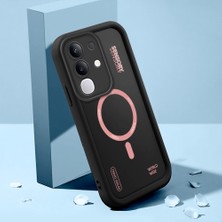 HONTINGA Vivo Y29 ile Uyumlu Kılıfı Düşüme Önleyici Basitlik Anti Düşme Kamera Korumali Şirin Streetwear Siyah Desen Yumuşak Silikon Telefon Kılıfı Kadın ve Erkek Için Uygundur K2-0466