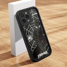 HONTINGA iPhone 13 Pro ile Uyumlu Kılıfı Düşüme Önleyici Basitlik Anti Düşme Kamera Korumali Şirin Streetwear Spider Desen Yumuşak Silikon Telefon Kılıfı Kadın ve Erkek Için Uygundur K2-0471