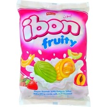 Elvan Ibon Fruity Karışık Meyve Aromalı Şekerleme 1000 gr Taze Süt Kremalı Lezzet