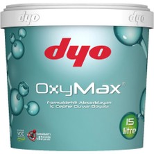 AlanSansli Dyo Oxymax Antibakteriyel Saf Akrilik İç Cephe Boyası 5 Lt Beyaz