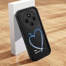 HONTINGA Xiaomi Redmi 14C ile Uyumlu Kılıfı Düşüme Önleyici Basitlik Anti Düşme Kamera Korumali Şirin Streetwear Kalp Desen Yumuşak Silikon Telefon Kılıfı Kadın ve Erkek Için Uygundur K2-0470