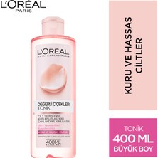 L'Oréal Paris Değerli Çiçekler Tonik Kuru Ve Hassas Ciltler İçin Yumuşatıcı Gül 200 ml