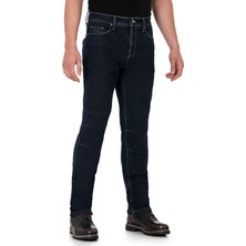 The Biker Jeans City Biker Cold Killer Dark Blue Korumalı Motosiklet Kot Pantolonu Erkek