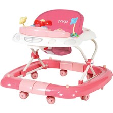 Allians Renkli ve Eğlenceli Kademeli Yükseklik Ayarlı Sallanan Bebek Yürüteç