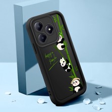 HONTINGA Realme C61 ile Uyumlu Kılıfı Düşüme Önleyici Basitlik Anti Düşme Kamera Korumali Şirin Streetwear Spider Desen Yumuşak Silikon Telefon Kılıfı Kadın ve Erkek Için Uygundur K2-0471