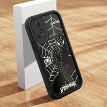HONTINGA Xiaomi Redmi Note 11 Pro ile Uyumlu Kılıfı Düşüme Önleyici Basitlik Anti Düşme Kamera Korumali Şirin Streetwear Spider Desen Yumuşak Silikon Telefon Kılıfı Kadın ve Erkek Için Uygundur K2-0471