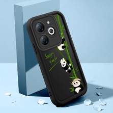 HONTINGA Tecno Spark 20C ile Uyumlu Kılıfı Düşüme Önleyici Basitlik Anti Düşme Kamera Korumali Şirin Streetwear Spider Desen Yumuşak Silikon Telefon Kılıfı Kadın ve Erkek Için Uygundur K2-0471