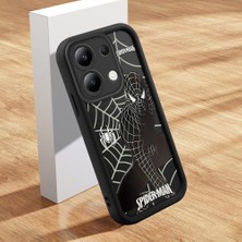 HONTINGA Xiaomi Redmi Note 13 ile Uyumlu Kılıfı Düşüme Önleyici Basitlik Anti Düşme Kamera Korumali Şirin Streetwear Spider Desen Yumuşak Silikon Telefon Kılıfı Kadın ve Erkek Için Uygundur K2-0471