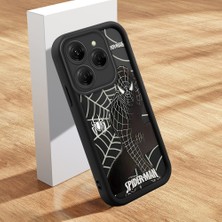 HONTINGA Tecno Spark 20 Pro ile Uyumlu Kılıfı Düşüme Önleyici Basitlik Anti Düşme Kamera Korumali Şirin Streetwear Spider Desen Yumuşak Silikon Telefon Kılıfı Kadın ve Erkek Için Uygundur K2-0471