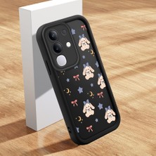 HONTINGA Vivo Y29 ile Uyumlu Kılıfı Düşüme Önleyici Basitlik Anti Düşme Kamera Korumali Şirin Streetwear Sevimli Desen Yumuşak Silikon Telefon Kılıfı Kadın ve Erkek Için Uygundur K2-0469