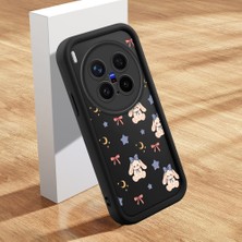 HONTINGA Vivo X300 Pro ile Uyumlu Kılıfı Düşüme Önleyici Basitlik Anti Düşme Kamera Korumali Şirin Streetwear Sevimli Desen Yumuşak Silikon Telefon Kılıfı Kadın ve Erkek Için Uygundur K2-0469