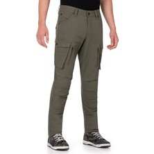 Truva Cargo Khaki Korumalı Motosiklet Pantolonu Erkek