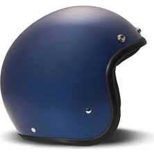 DMD Jet Retro Matt Deep Blue Açık Motosiklet Kaskı