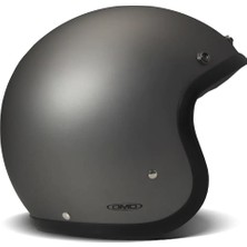 DMD Jet Retro Matt Grey Açık Motosiklet Kaskı