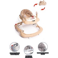 Allians Müzikli ve Işıklı 3 Kademeli Oyuncaklı Örümcek Bebek Yürüteci